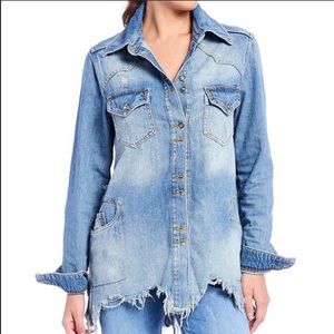 Free People Moonchild Denim Jacket